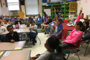 JPDS-NC Third Graders visited the Center City Public Charter School to talk with the students about public land use for the 2016 Election Project.
