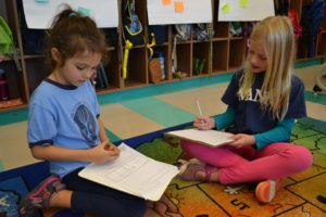 A second grader and her Horace Mann buddy discuss issues that are important to them.