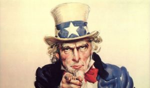 An image of Uncle Sam from the classic poster.